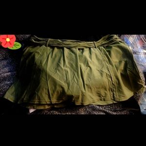 NWOT TIME AND TRU SWIM SKORT OLIVE GREEN SIZE 1X 16W - 18W